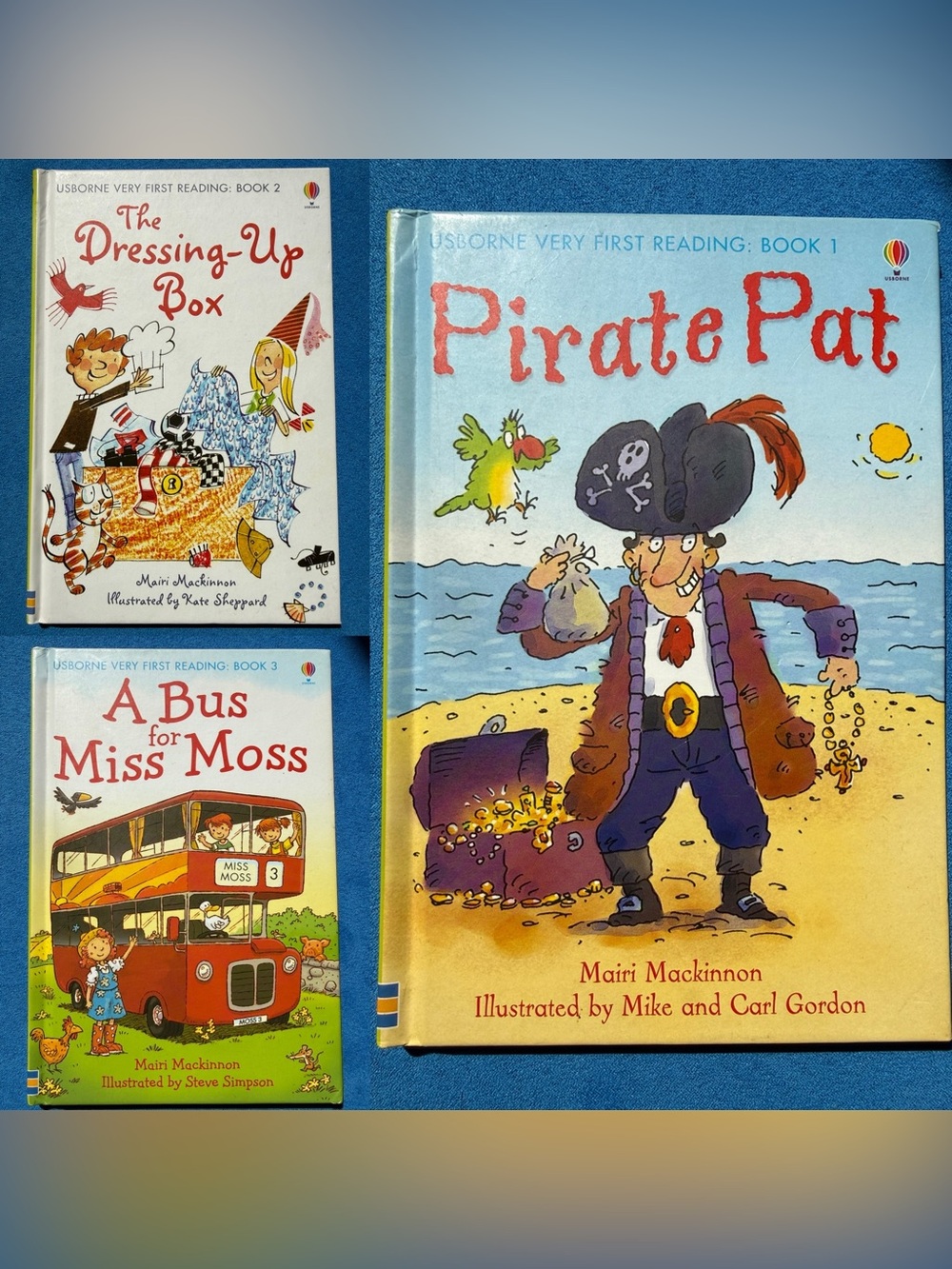 Usborne Book Hardcover Lot - Very First Reading Books 1-3
